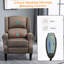 Fauteuil de massage vibrant, fauteuil d'appoint inclinable de massage rétro avec télécommande-673427104