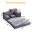 Canapé-lit Boneless Eluren Corduroy-477900954