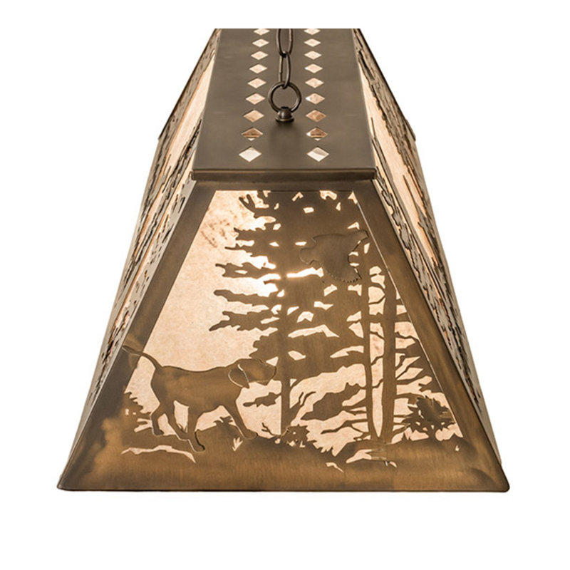 Quail Hunter W/Dog 6 - Light Pendant