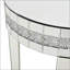 Table de déjeuner ronde à miroir