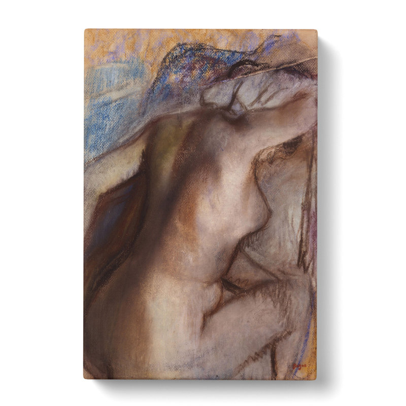 After The Bath by Edgar Degas - Wrapped Canvas, 60cm H x 40cm W x 3cm D