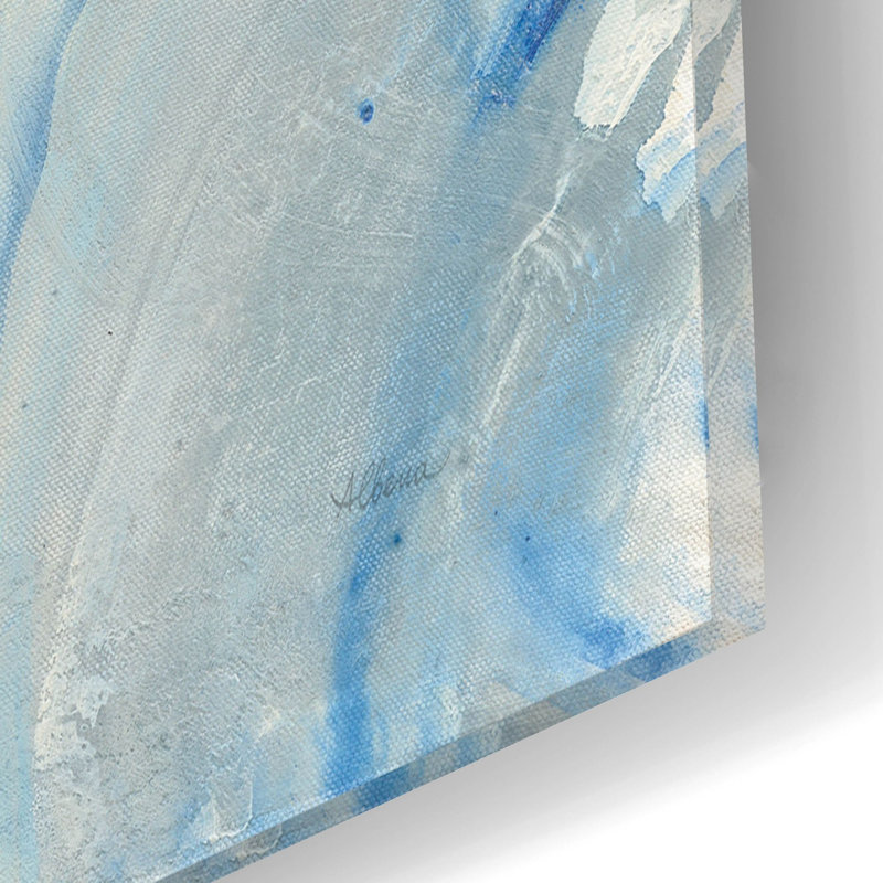 «Estuary» par Albena Hristova, art mural en verre acrylique, H 12 po x l 12 po x P 0,13 po