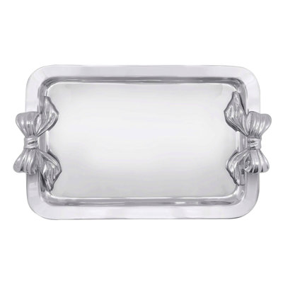 Bowtique Rectangle Aluminum Tray
