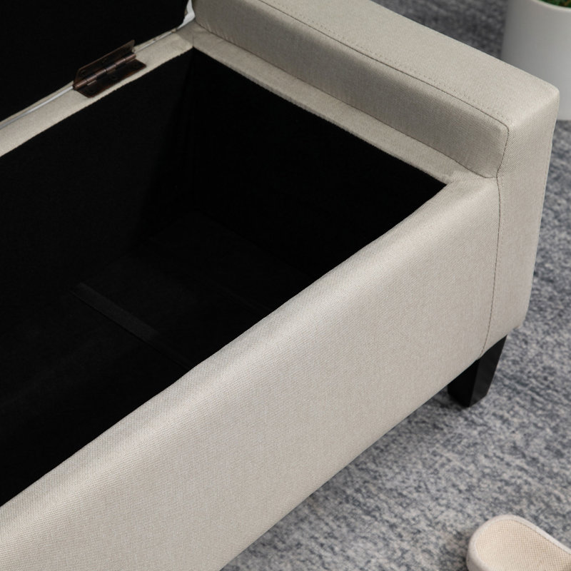 Vinayak 36.22'' Wide Tufted Rectangle Storage Ottoman