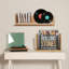 Lot de 2 boîtes de rangement pour disques vinyles, caisse en bambou et acrylique | Présentoir à disques vinyles visible avec poignée, porte-CD cubique pour le rangement et l'organisation de vos albums LP, facile à assembler