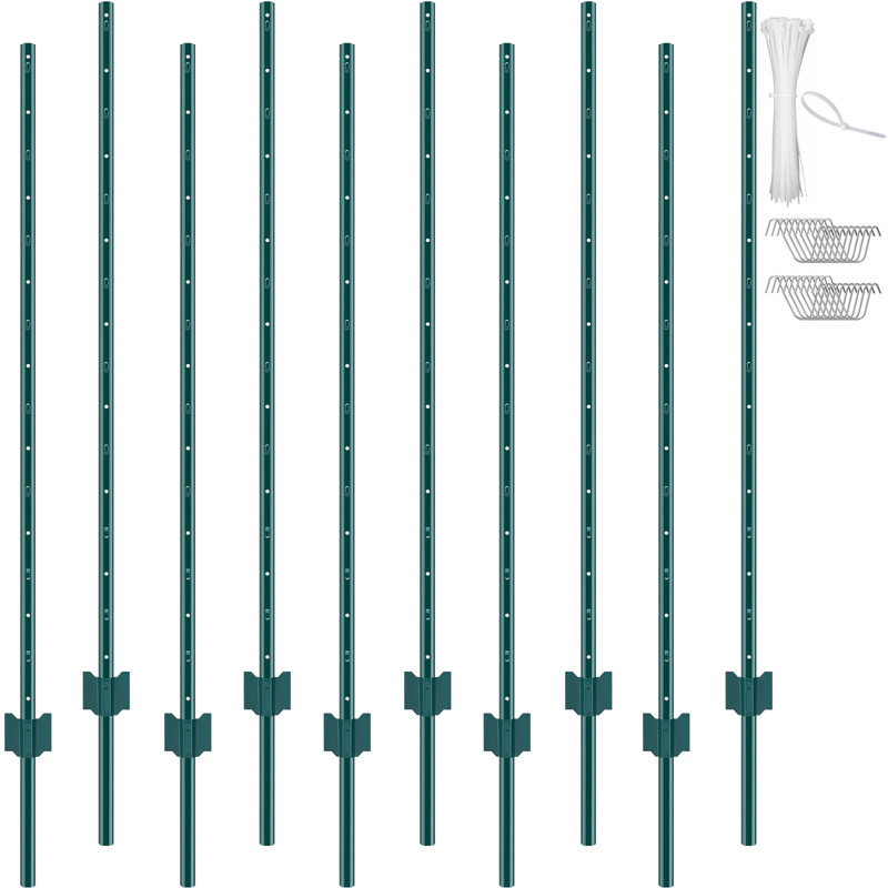 VEVOR Green Metal Line Post