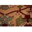 Tapis Oushak fait à la main à motif floral complexe 8 x 10