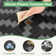 Shimeek Outdoor Mat for Patio Clearance, Waterproof Reversible Plastic Camping Rugs,Black & Gray