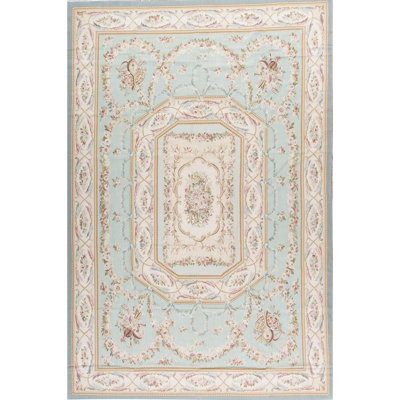 Aubusson Renaissance Wool Oriental Area Rug