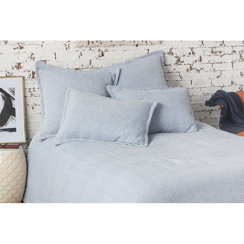 Freja Hand Woven Throw Blanket, Santorini, Full/Queen