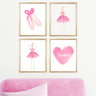 Ballet Gallery Wall, 4-Piece Paper Prints