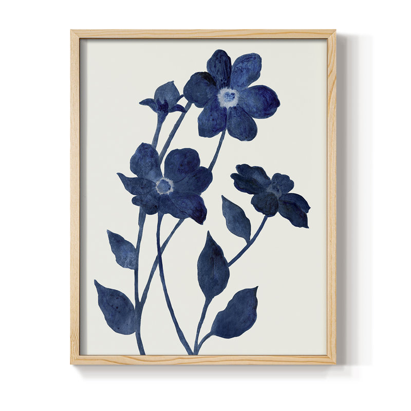 «Indigo Bloom II», Naturel, H 11 po x l 9 po