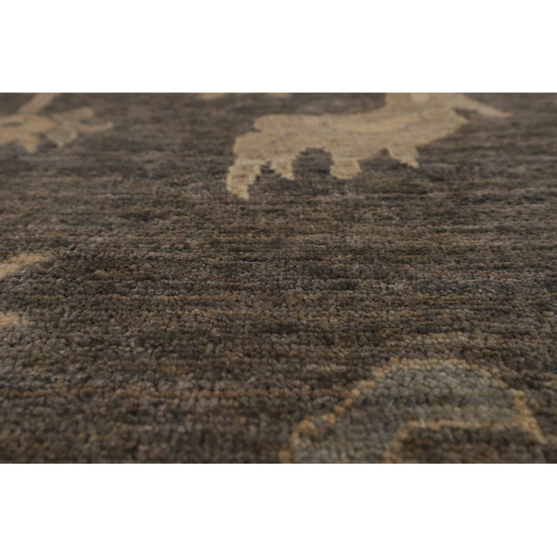Vegetable Dye Oushak Turkish Area Rug