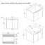 Meuble-lavabo flottant avec portes à fermeture douce et rangement spacieux-133467391