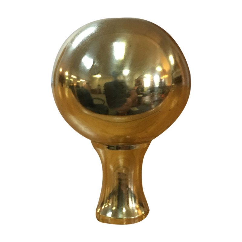 Ball Lamp Finial for Lamp Shade, Gold