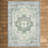 8'x 10' Performance Machine Washable Green / Ivory Area Rug with Non-Slip Rug Pad-1521788664-1525134481