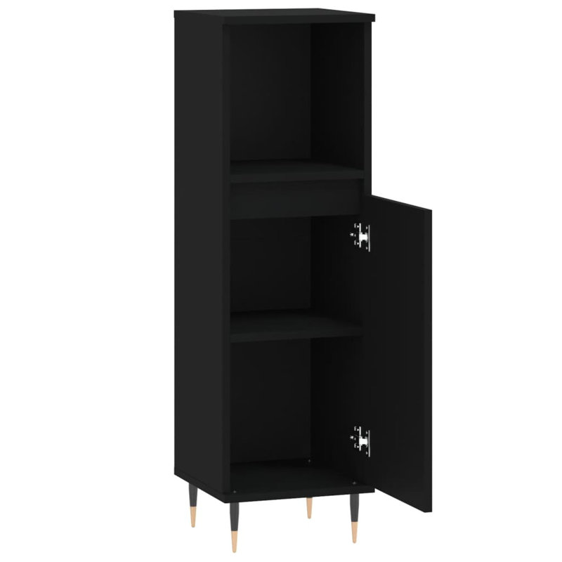 Bathroom Cabinet, Black