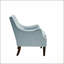 Fauteuil d'appoint capitonné à boutons, offrant une assise confortable et un design élégant, idéal pour les salons et les bureaux à domicile.
