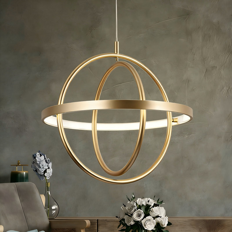 Chrispen Chandelier, Gold
