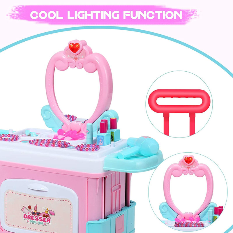 Climax Kids Vanity Stool with Mirror