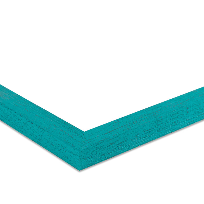 Asuncion Wood Matte Picture Frame, 4" x 6", Aqua