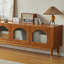 Meuble télé en bois massif au design simple-106262513-106262516