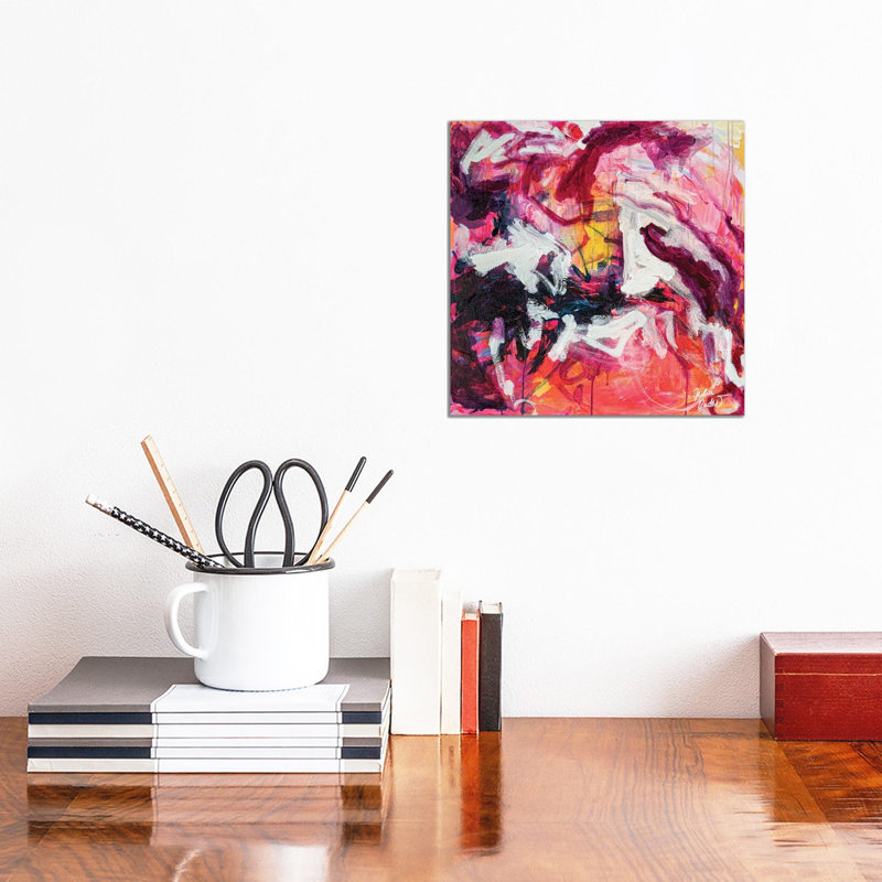 Compelling Communication 1 Piece Wrapped Canvas Painting, 30.48 cm H x 30.48 cm W