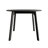 5-Piece Dining Set With Black Round Table And Black Upholstered Center Splat Back Chairs-1377571812