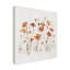 « wildflowers iii orange on white », reproduction de peinture à l’acrylique sur toile tendue-33413598