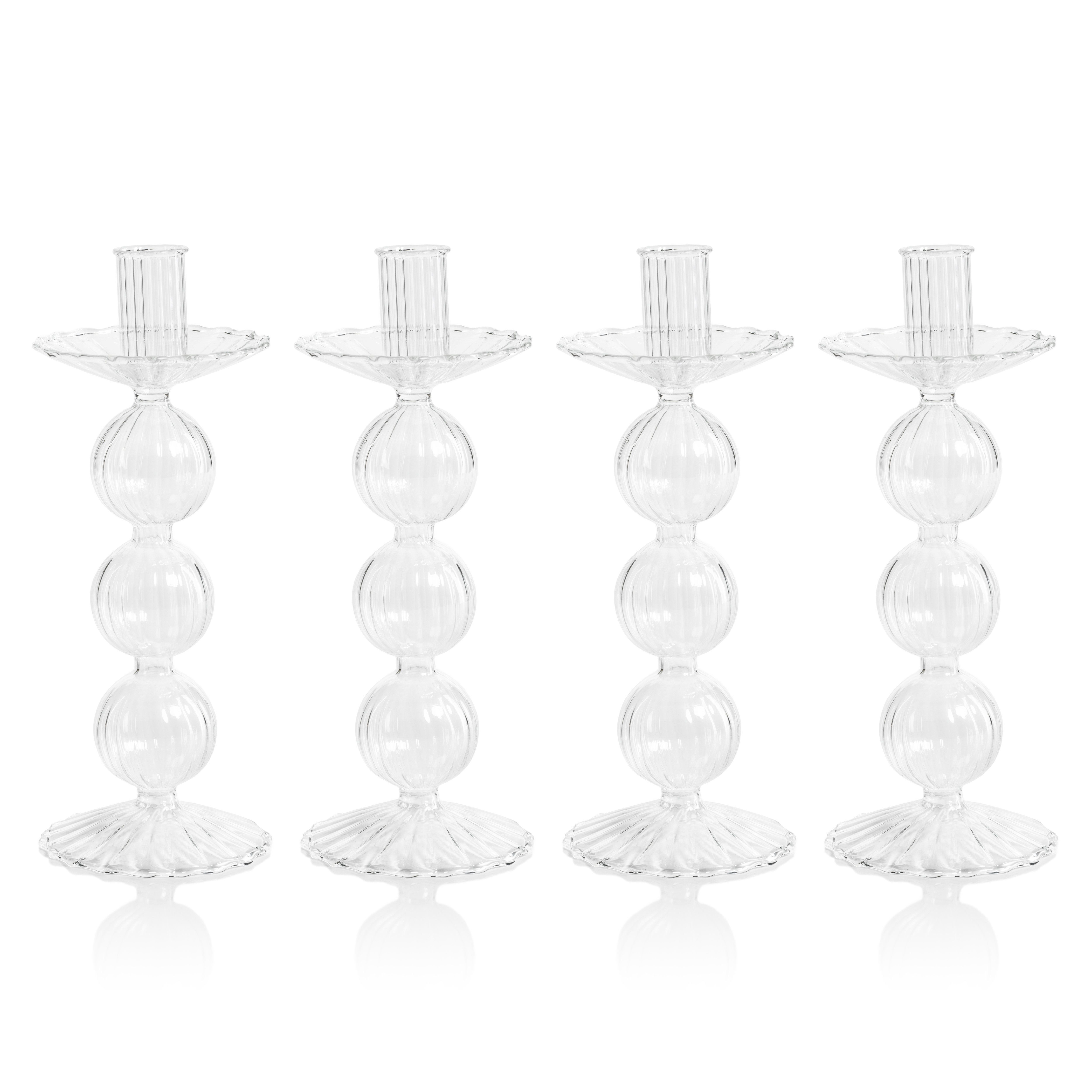 Alcott Hill® 8.75'' H Glass Tabletop Candlestick Wayfair