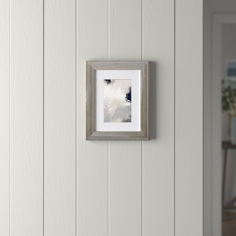 Cadre photo en bois gris, 8 po x 10 po emmêlé à 5 po x 7 po