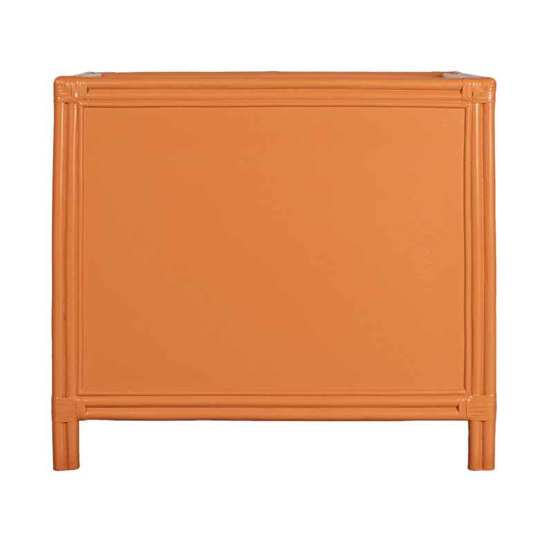 Aruba 4 - Drawer Nightstand, Citrus Orange