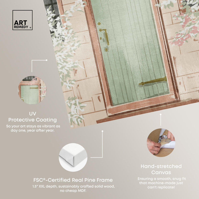Rustic Entrance Gallery Wrapped Canvas Art Print, 10" x 15"