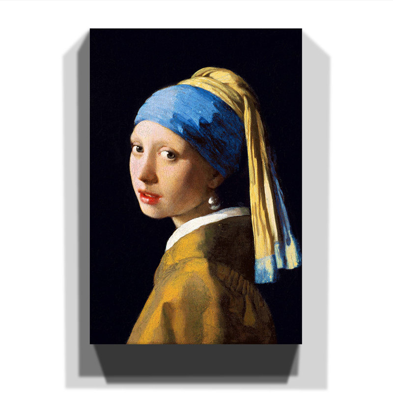 Johannes Vermeer - Wrapped Canvas Painting, 76cm H x 50cm W