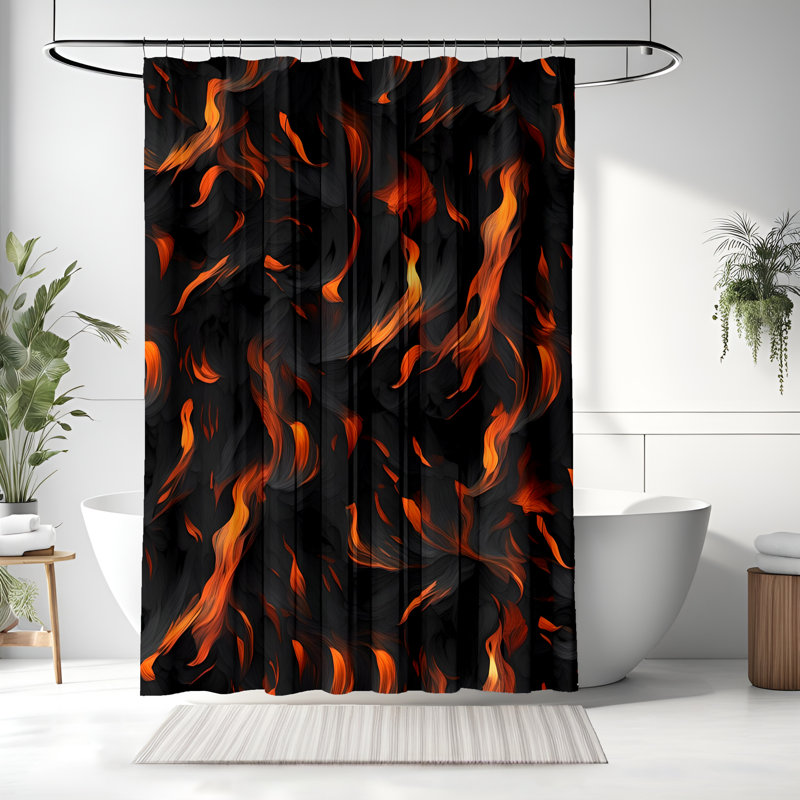 Rideau de douche Alleena, H 72 po x l 70 po