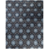 Overdyed One-of-a-Kind 9' 3" X 11' 10" Hand Knotted Area Rug