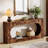 63-Inch Console Table,Narrow Sofa Table Behind Couch-949077878
