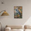 «Heron’s Blue Serenade», toile Maximalist par Art Remedy-110295724-110295716