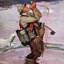 The Fish Are Jumping by Mead Schaeffer - Wrapped Canvas Painting-1771320227