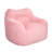 Compression Large Velvet Fabric Heart-Shaped Bean Bag Chair-1208658359