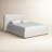 Crosby Upholstered Low Profile Platform Bed-189352295-223108437