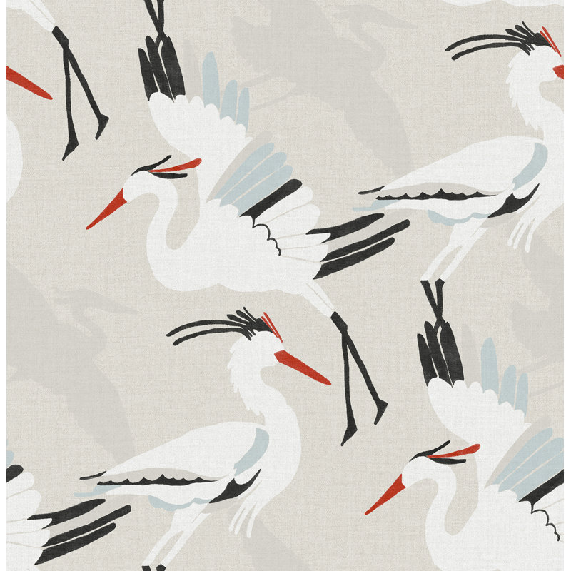 Papier peint auto-adhésif Coastal Wings, Brun