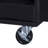 Mobile Kitchen Island With Storage - Easy Assembly, Black & Rubber Wood Quality Craftsmanship-269411875