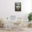 Toile flottante encadrée «Cracked Face Abstraction» par Roozbeh Bahramali-1330875275-1330875272