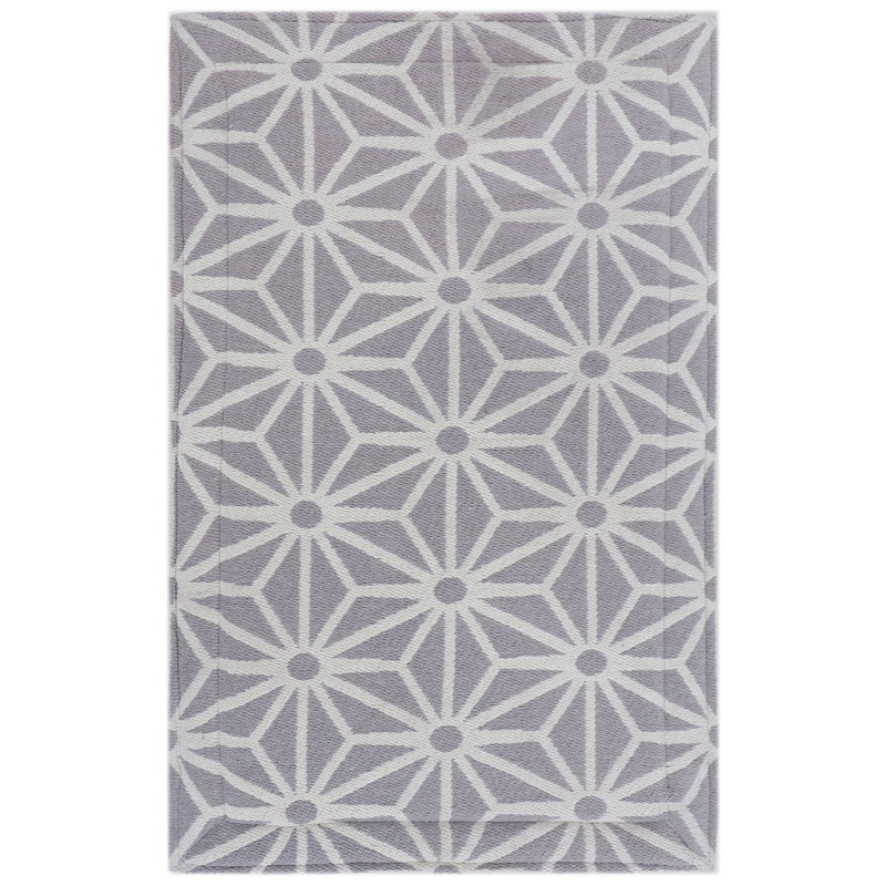 Geometric Polyester Anti-Fatigue Kitchen Mat