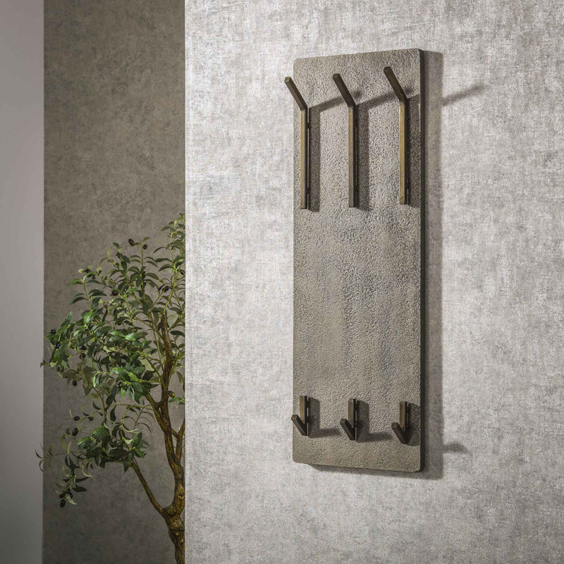 Fero Metal 6 Wall Mounted Coat Rack