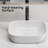 Amorie Small Countertop Ceramic Bathroom Vessel Sink (Faucet Not Included)