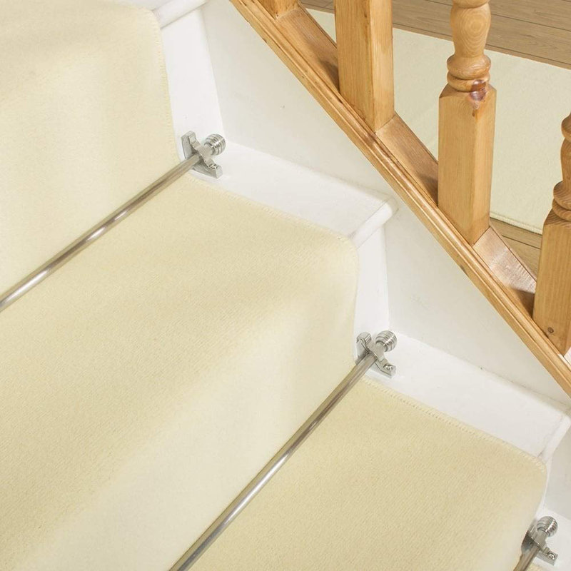 Stair Runner Alta Solid Colour Indoor Area Rug, Runner 840cm x 60cm