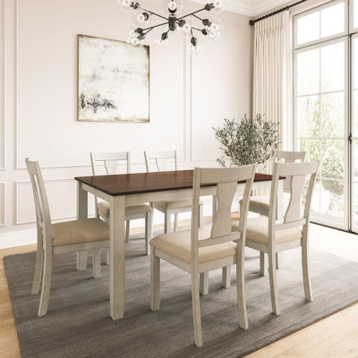 Venuti 6 - Person Four Leg Dining Set