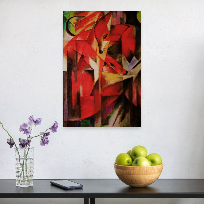 Reproduction d'art mural, "The Modern Fox", H 24 po x l 16 po